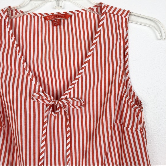 ModCloth Optimistic Essence Striped Peplum Top - Picture 5 of 8